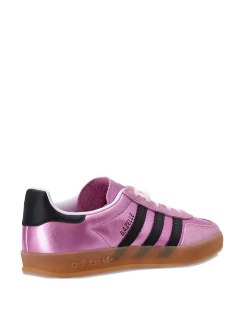 adidas Gazelle Metallic Pink and Black Sneakers - Picture 5 of 8
